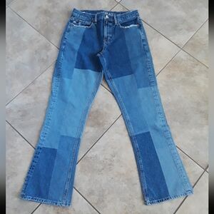 American Eagle Boot Patchwork Jeans.